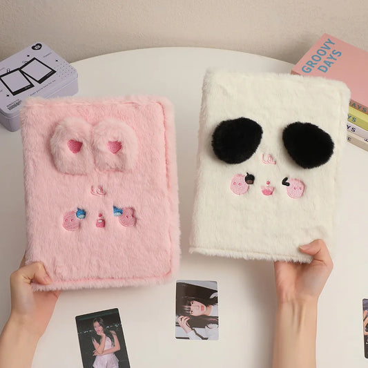 A5 Binder Photocard Holder Plush Photo Album