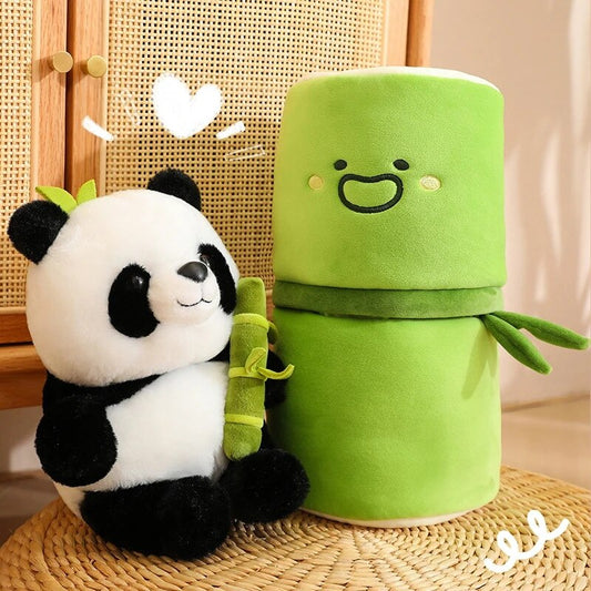 Panda Bamboo Soft Plush Cushions