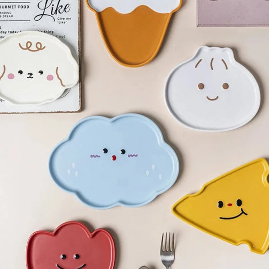 Cartoon Cute Ceramic Dessert Dish Tableware